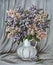 Lilac in a white porcelain jug