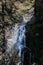 Lillaz Waterfalls in Cogne on the Italian Alps Mountains in the Aosta Valley, Italy