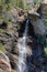 Lillaz Waterfalls in Cogne on the Italian Alps Mountains in the Aosta Valley, Italy