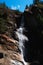 Lillaz Waterfalls in Cogne on the Italian Alps Mountains in the Aosta Valley, Italy