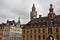 Lille, France. Grande place square facades