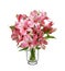 Lilly flower bouquet in vase