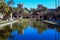 Lily pond in Balboa Park, San Diego, California