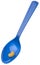Lima bean in blue spoon