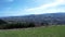 Limanowa, Poland: Pan shot of a beautiful polish mountain landscape hill top miejska gora viewpoint located in Lysa gora Beskid