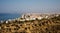 Limassol city view from Acropolis site on top of the hill near ancient Amathus city remains