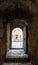 Limassol, Cyprus - Arched interior of a hallway in the Lemesos castle and museum