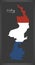 Limburg Netherlands map with Dutch national flag