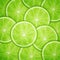 Lime fruit slices background