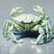 Lime Green Crab On Skiff: Inventive Character Design In Oliver Wetter\\\'s Style