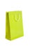 Lime green shopping bag