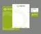 Lime Green Stationery Set with Logo Design