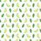Lime seamless pattern with juicy limes and leaves. Cool refreshing summer mojito background. Floral Pattern. Flowers