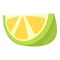 Lime slice icon cartoon vector. Tequila alcohol