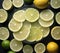 Lime Slices and Droplets: Freshness Captured