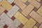 Limestone Brick Mosaic Ornamental Flooring Background