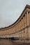 Limestone buildings on Royal Crescent in Bath, Somerset, UK