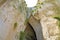 Limestone cave Ear of Dionysius Orecchio di Dionisio a cave with acoustics effects inside, Syracuse Siracusa, Sicily, Italy