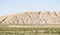 Limestone and chalk hills and slopes of the Ustyurt plateau in Mangistau