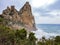 Limestone cliff of Pedra Longa, Baunei, Sardinia, Italy