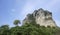 Limestone cliff on a Railey beach