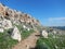Limestone cliffs at cavo greko