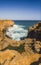 Limestone cliffs at the Grotto, Shipwreck Coast, Great Ocean Road, Victoria, Australia