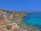 Limestone cliffs and view of saint pauls island