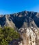 Limestone Formation on The Guadalupe Peak Trail With Hunter Peak in The Distance