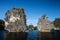 Limestone Islands in Raja Ampat Lagoon