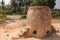 Limestone kiln in Hunsur, Karnataka, India.