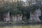 Limestone outcrops at Creswell Crags, UK