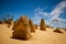 Limestone pillars in the yellow sands