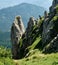 Limestone pinnacles on Les Trois Becs