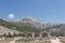 Limestone ridge peaks near Dalmatia in Croatia