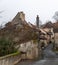 Limeuil, in the Dordogne-PÃ©rigord region in Aquitaine, France. Medieval village with typical houses perched on the hill