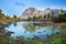 Limides Lake and Mount Lagazuoi, Dolomites