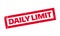 Daily Limit rubber stamp