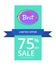 Limited Offer 75 Off Best Night Sale Banner