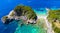 Limni beach Glyko near Paleokastritsa, Corfu island best beaches