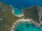 Limni beach in Paleokastritsa, Corfu Greece v