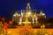 Limoges City Hall in twilight