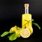 Limoncello glass liqueur