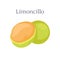 Limoncillo Fruit Whole Cut, Spanish Lime Isolated