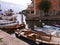 Limone Harbour on Lake Garda Italy