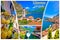 Limone sul Garda collage postcard with label