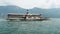Limone Sul Garda, Italy. Lake Garda. The historic Zanardelli sternwheeler paddleboat departing from the pier