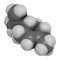 Limonene D-limonene citrus scent molecule. 3D rendering. Atoms are represented as spheres with conventional color coding: