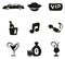 Limousine Icons Freehand Fill