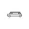 Limousine, side outline icon. Can be used for web, logo, mobile app, UI, UX